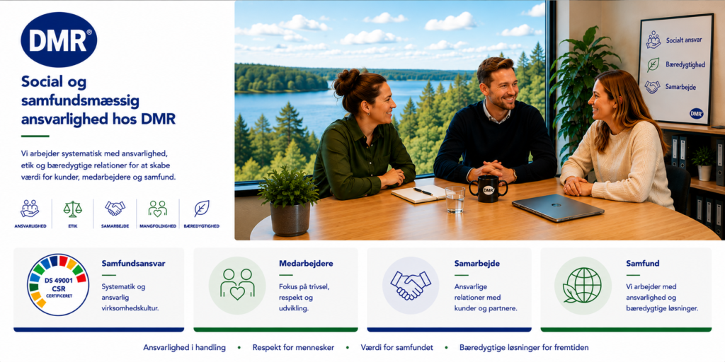 Social and societal responsibility/CRS (DS 49001 certification, based on ISO 26000)